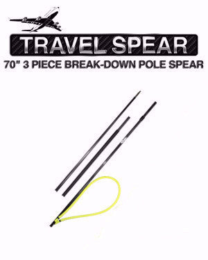 Three Piece Travel-6 Foot Pole Spear