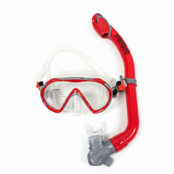 Red Mask & Snorkel Set