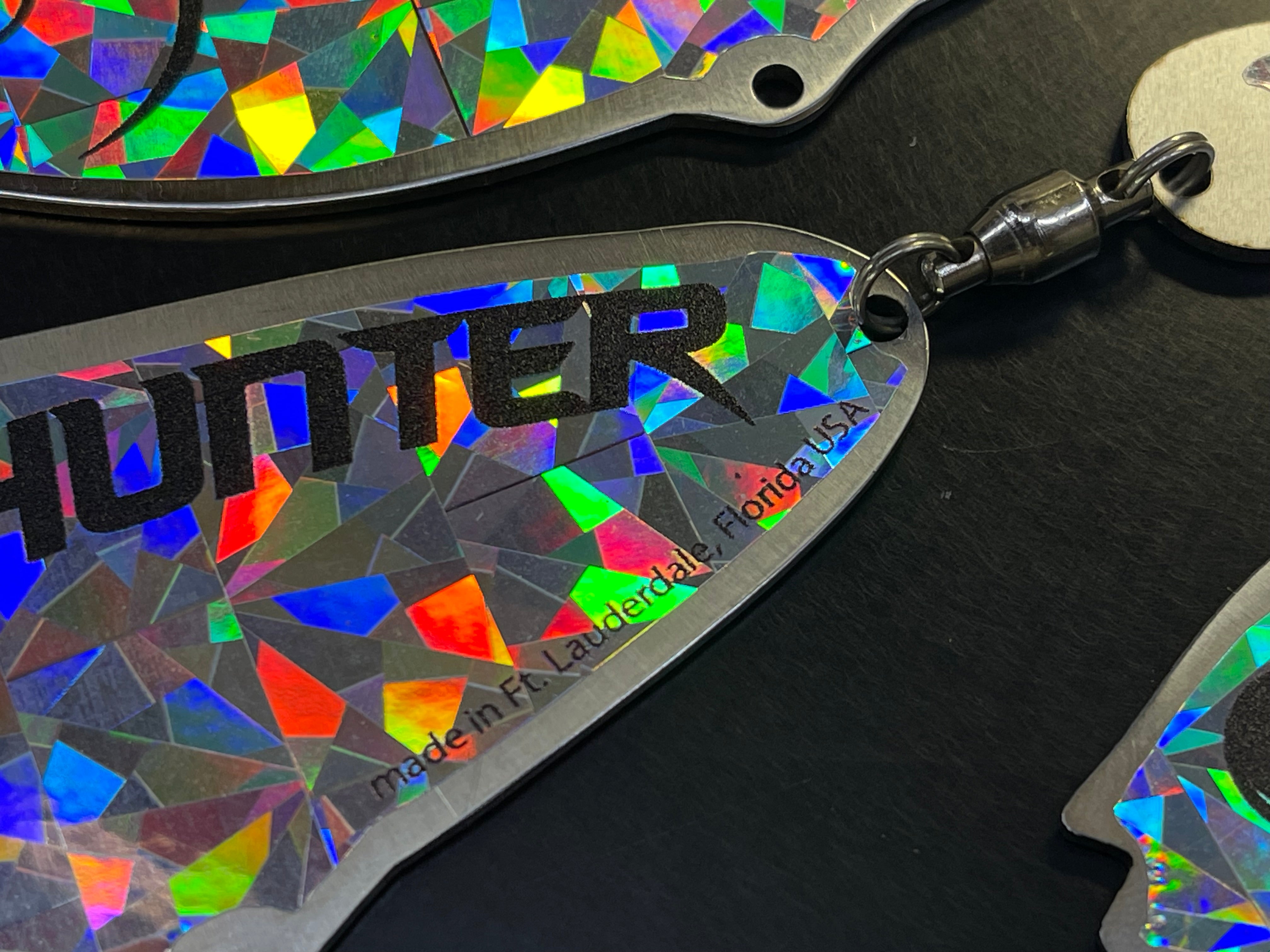Stainless Steel Pilchard Flasher with spoon tail