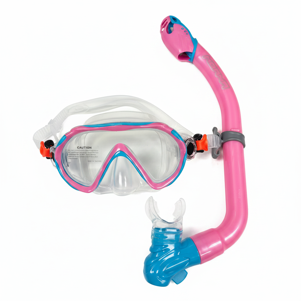 Pink Mask & Snorkel Set