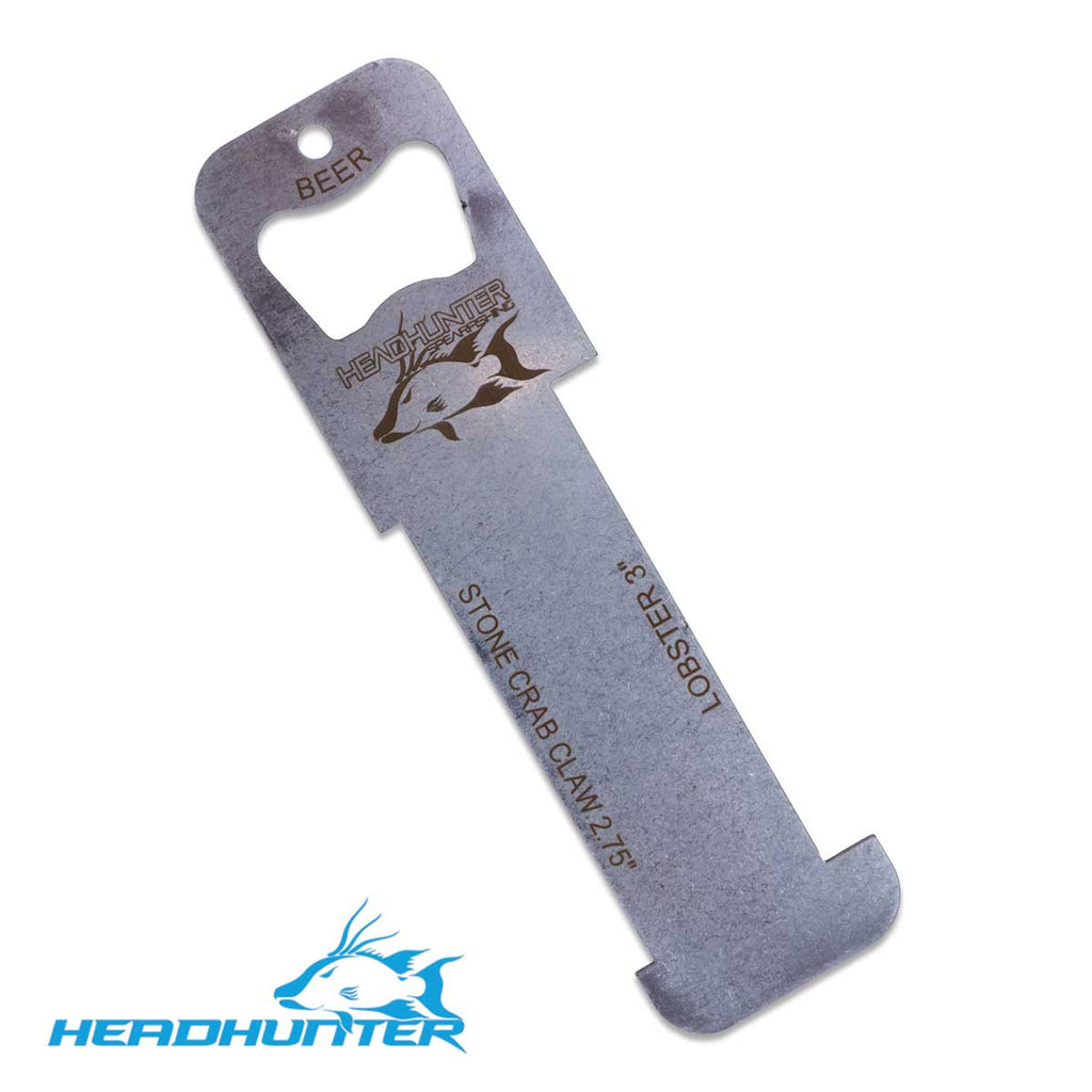 Lobster and Stone Crab Gauge w/ Bottle Opener | Headhunter Spearfishing