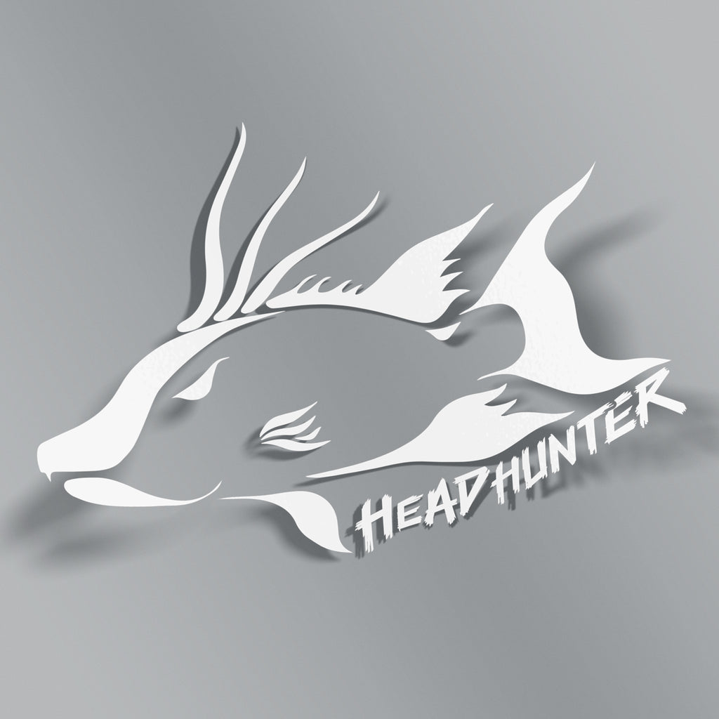 10 inch Headhunter Spearfishing Decal