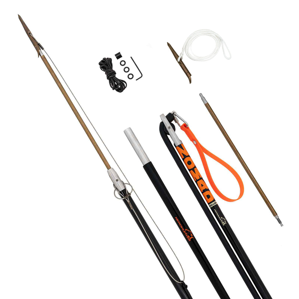 9FT NOMAD Roller Polespear Bundle - Spectra